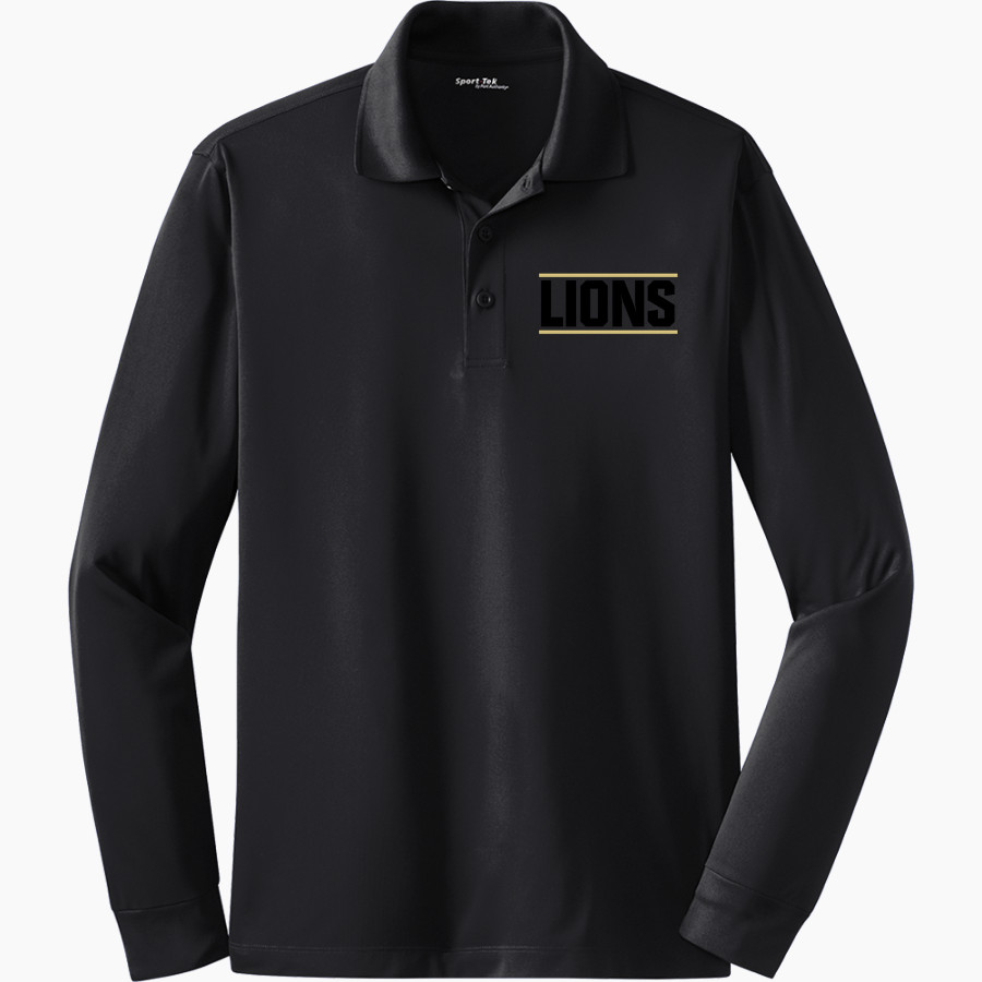 LEVERETTS CHAPEL HIGH SCHOOL LIONS <span class="pdp-name-mascot">LEVERETTS CHAPEL LIONS</span> Sport-Tek Men's Long Sleeve Micropique Sport-Wick Polo
