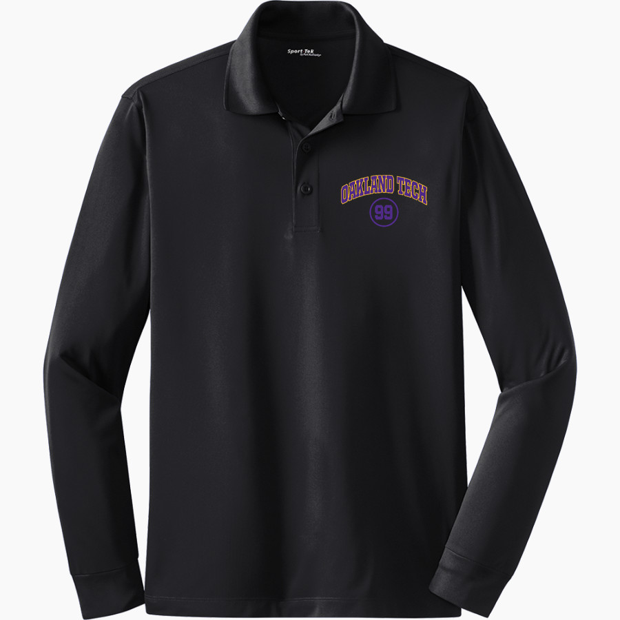 OAKLAND TECHNICAL HIGH SCHOOL BULLDOGS <span class="pdp-name-mascot">OAKLAND BULLDOGS</span> Sport-Tek Men's Long Sleeve Micropique Sport-Wick Polo
