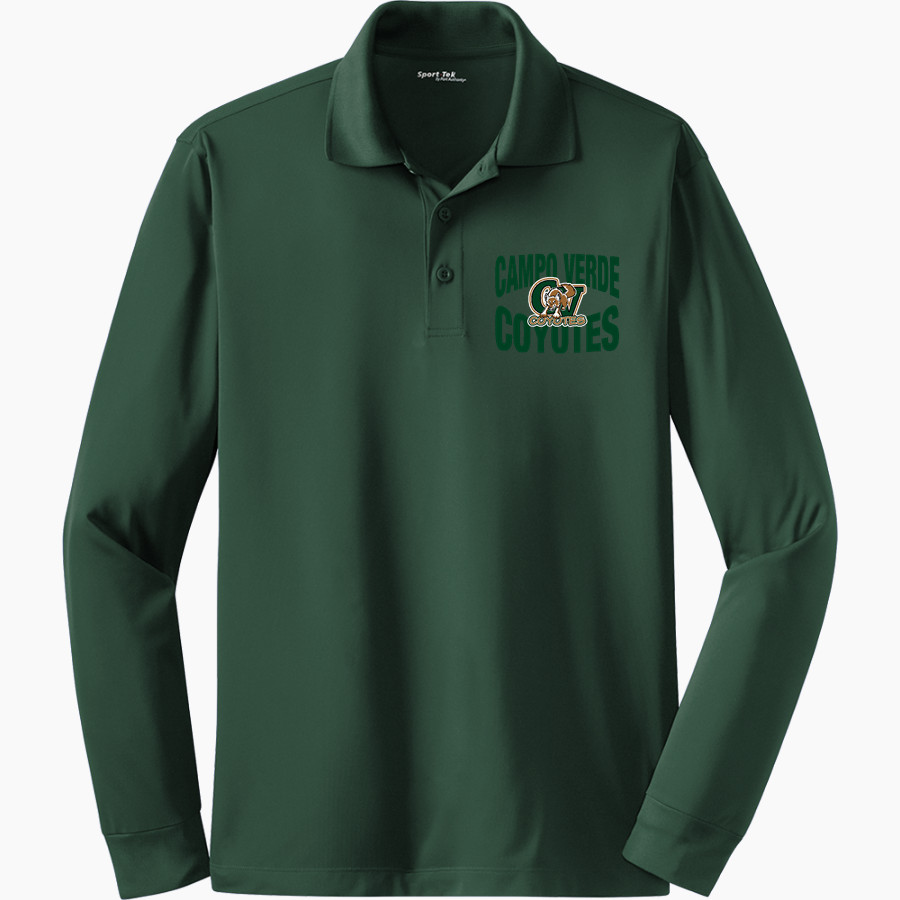 CAMPO VERDE HIGH SCHOOL COYOTES <span class="pdp-name-mascot">CAMPO VERDE COYOTES</span> Sport-Tek Men's Long Sleeve Micropique Sport-Wick Polo