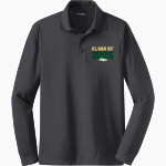 Fortune Academy Mighty Oaks online store Sport-Tek Men's Long Sleeve Micropique Sport-Wick Polo Front Thumbnail