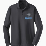 St. James Sharks <span class="pdp-name-mascot">St. James Sharks</span> Sport-Tek Men's Long Sleeve Micropique Sport-Wick Polo Front Thumbnail