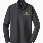 Hueytown Golden Gophers Sport-Tek Men's Long Sleeve Micropique Sport-Wick Polo Front Thumbnail