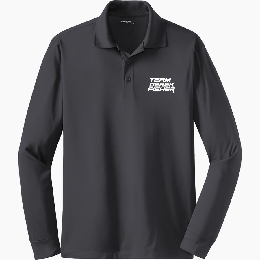 Be Better Foundation Team Derek Fisher Sport-Tek Men's Long Sleeve Micropique Sport-Wick Polo