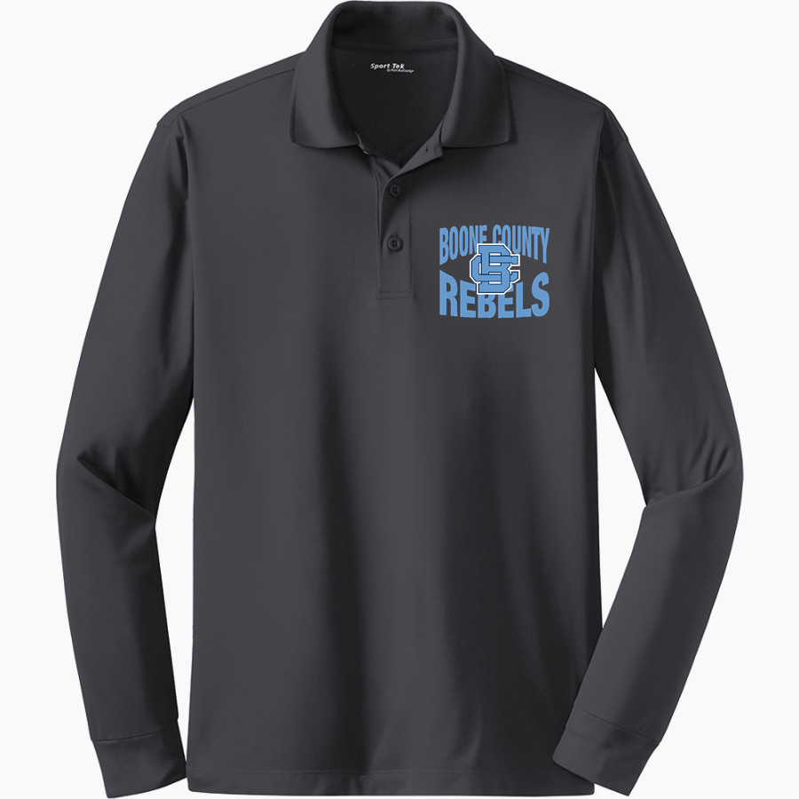 Boone County Rebels <span class="pdp-name-mascot">Boone County Rebels</span> Sport-Tek Men's Long Sleeve Micropique Sport-Wick Polo