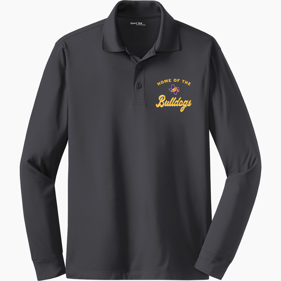 ANTON HIGH SCHOOL BULLDOGS Sport-Tek Men's Long Sleeve Micropique Sport-Wick Polo