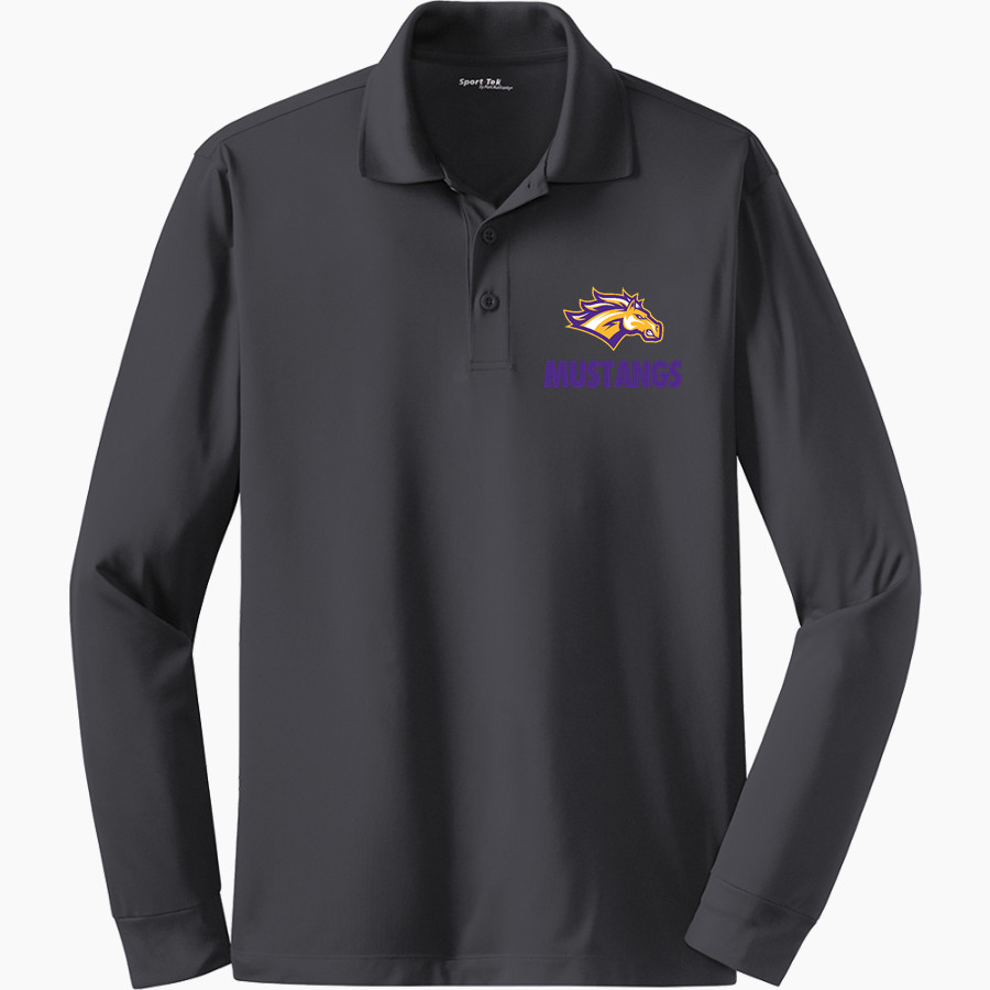 Rolling Meadows Mustangs <span class="pdp-name-mascot">Rolling Meadows High School Mustangs</span> Sport-Tek Men's Long Sleeve Micropique Sport-Wick Polo