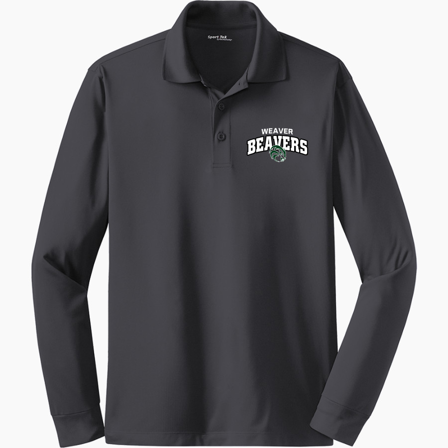 Weaver Beavers <span class="pdp-name-mascot">Weaver Beavers</span> Sport-Tek Men's Long Sleeve Micropique Sport-Wick Polo