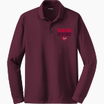 Victory Christian Vikings Sport-Tek Men's Long Sleeve Micropique Sport-Wick Polo Front Thumbnail