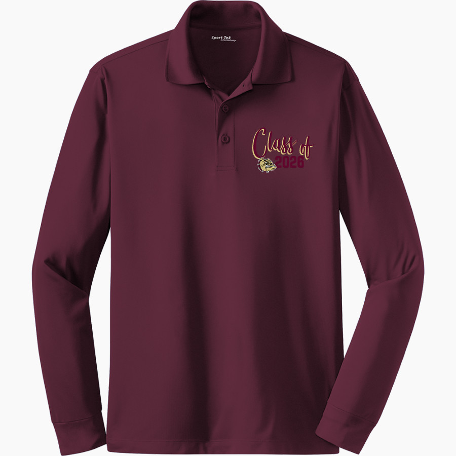 LIBERTY COUNTY HIGH SCHOOL BULLDOGS <span class="pdp-name-mascot">LIBERTY COUNTY BULLDOGS</span> Sport-Tek Men's Long Sleeve Micropique Sport-Wick Polo