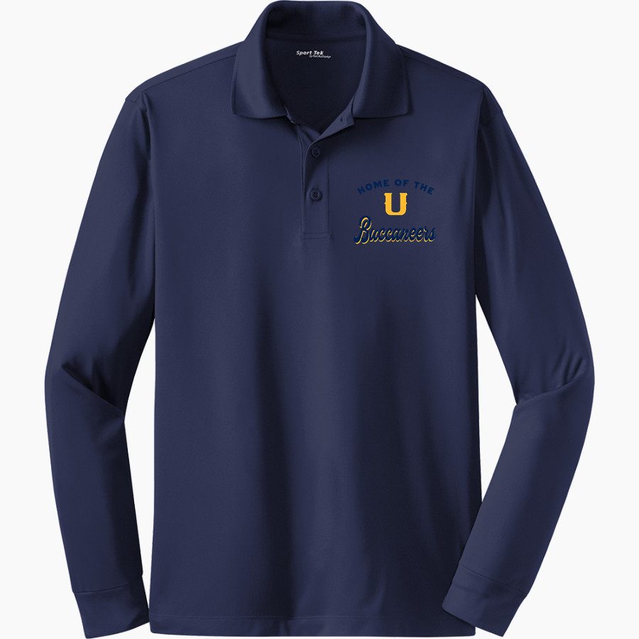 UNIVERSITY HIGH SCHOOL BUCCANEERS <span class="pdp-name-mascot">UNIVERSITY BUCCANEERS</span> Sport-Tek Men's Long Sleeve Micropique Sport-Wick Polo