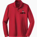 TROY HIGH SCHOOL COLTS Sport-Tek Men's Long Sleeve Micropique Sport-Wick Polo Front Thumbnail
