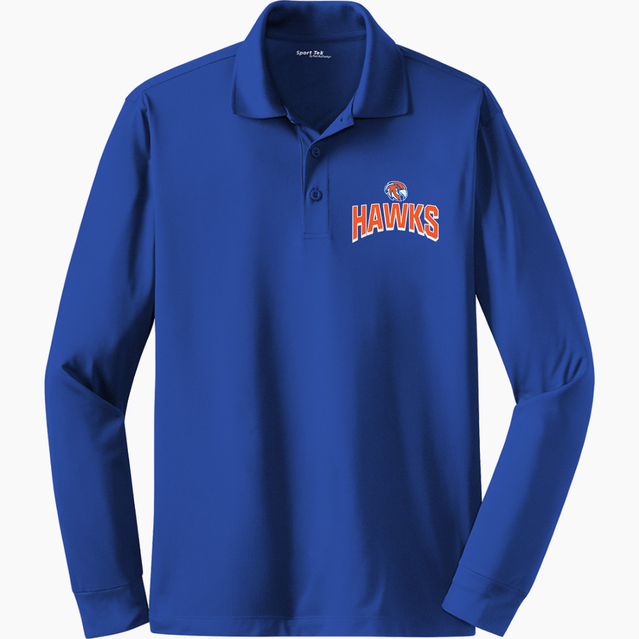 Riverton Hawks <span class="pdp-name-mascot">Riverton</span> Sport-Tek Men's Long Sleeve Micropique Sport-Wick Polo