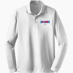SAN LEANDRO HIGH SCHOOL PIRATES Sport-Tek Men's Long Sleeve Micropique Sport-Wick Polo Front Thumbnail