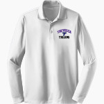 Trevecca University Trojans Sport-Tek Men's Long Sleeve Micropique Sport-Wick Polo Front Thumbnail