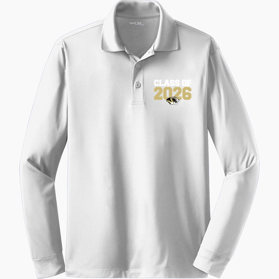 DEKALB HIGH SCHOOL TIGERS <span class="pdp-name-mascot">DEKALB TIGERS</span> Sport-Tek Men's Long Sleeve Micropique Sport-Wick Polo