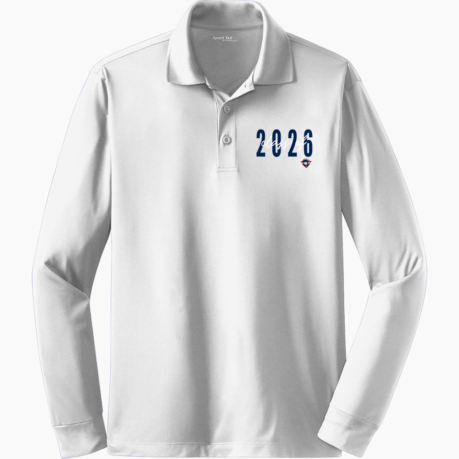 PERRY HIGH SCHOOL COMMODORES <span class="pdp-name-mascot">PERRY COMMODORES</span> Sport-Tek Men's Long Sleeve Micropique Sport-Wick Polo