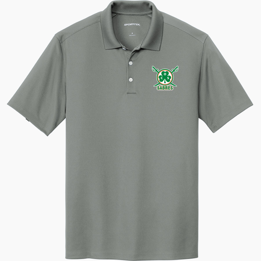 Communion of Saints School Sabres official sideline store Sport-Tek Men's UV Micropique Polo