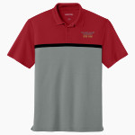 Sacred Heart Academy lead with heart Sport-Tek UV Micropique Colorblock Polo Front Thumbnail