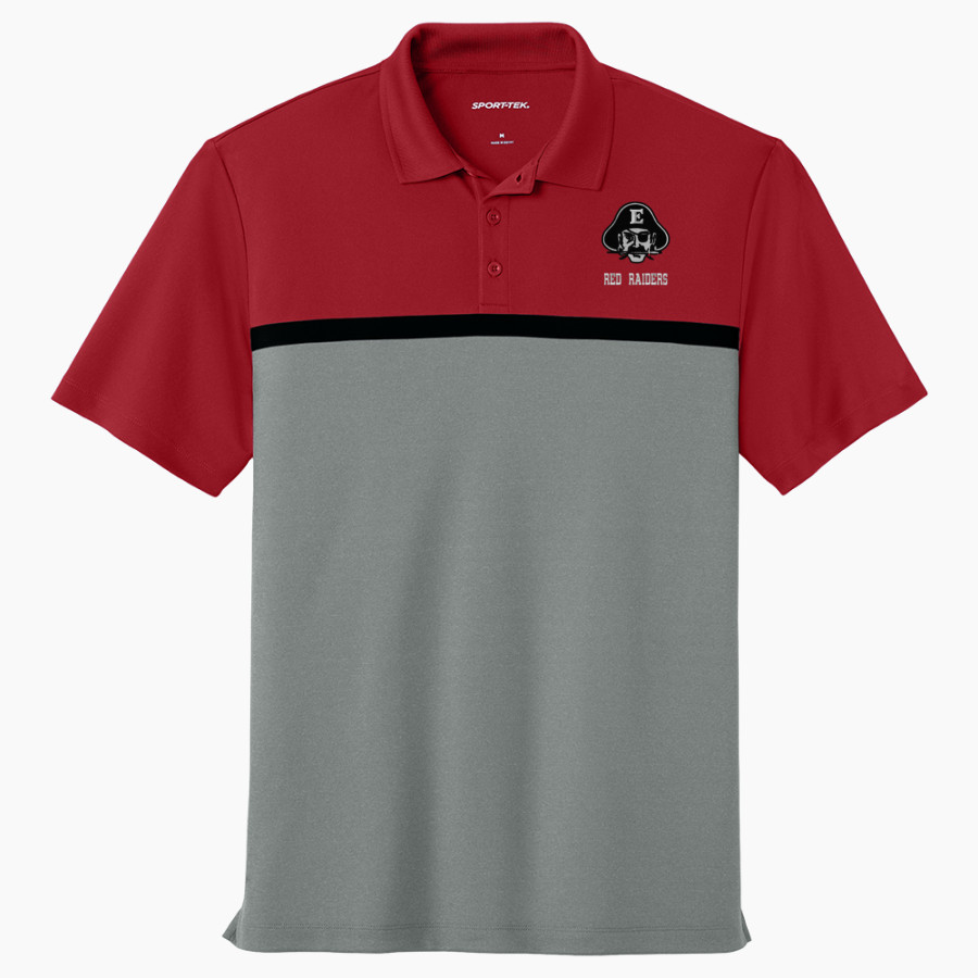 EARLVILLE HIGH SCHOOL RED RAIDERS <span class="pdp-name-mascot">EARLVILLE RED RAIDERS</span> Sport-Tek UV Micropique Colorblock Polo