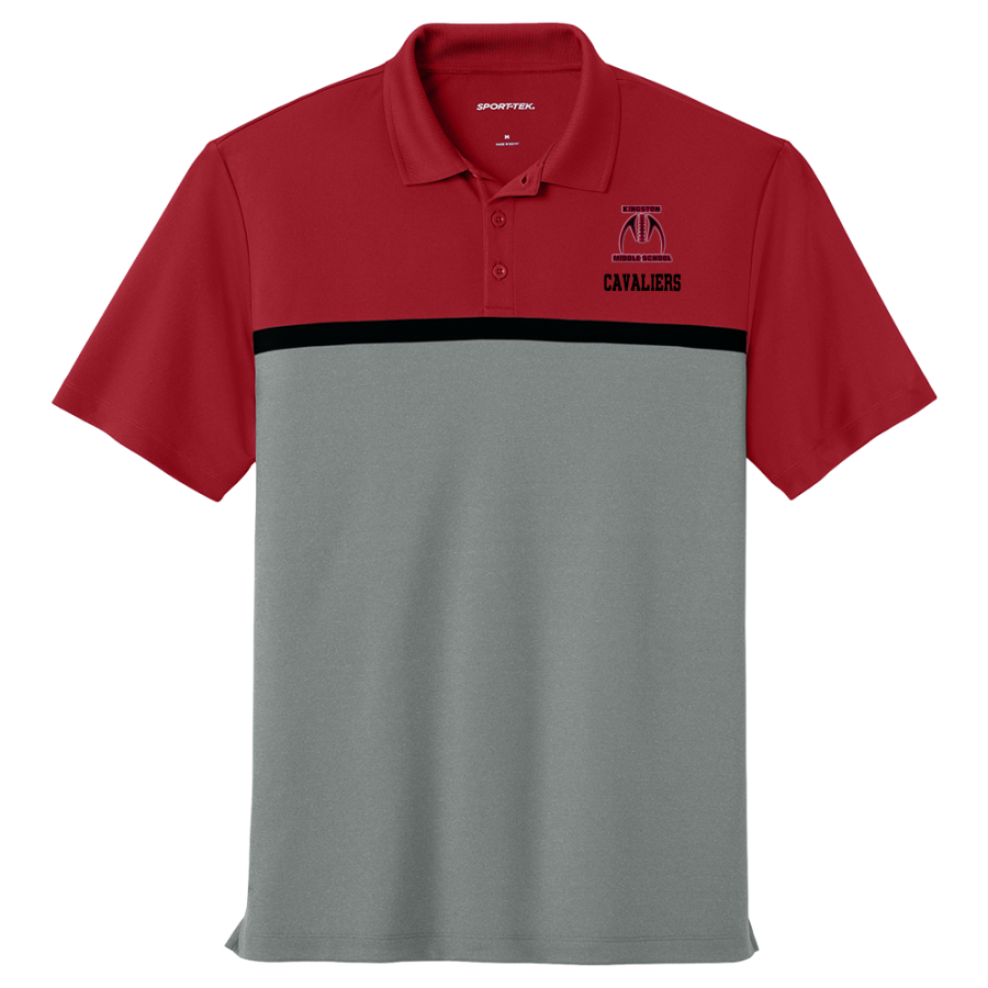 Kingston Cavaliers <span class="pdp-name-mascot">Kingston Middle School Cavaliers</span> Sport-Tek UV Micropique Colorblock Polo