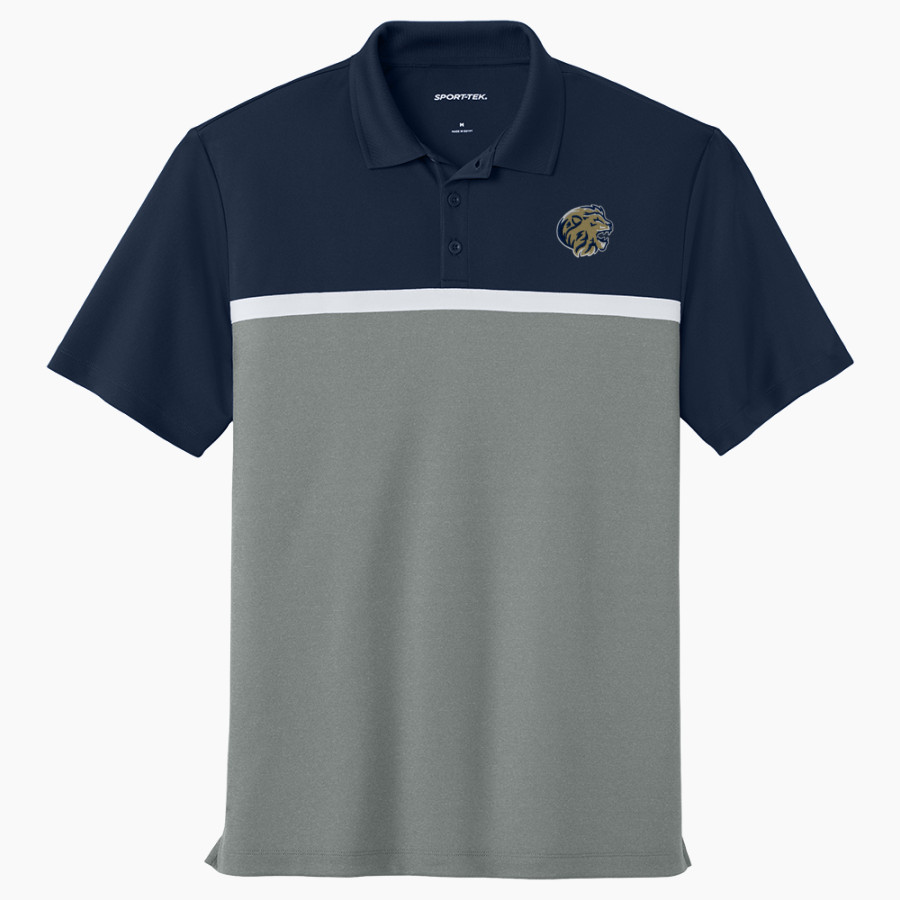 GRACE PREP ACADEMY LIONS <span class="pdp-name-mascot">GRACE LIONS</span> Sport-Tek UV Micropique Colorblock Polo