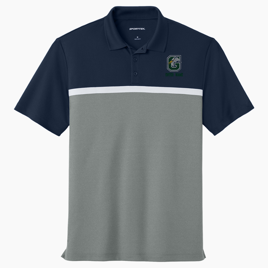 Gunston Herons Sport-Tek UV Micropique Colorblock Polo