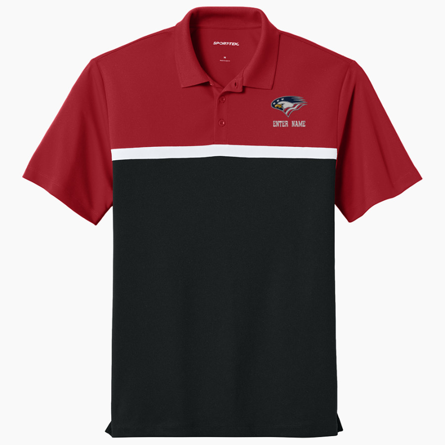 Model Secondary School for the Deaf Eagles <span class="pdp-name-mascot">Laurent Clerc Eagles</span> Sport-Tek UV Micropique Colorblock Polo