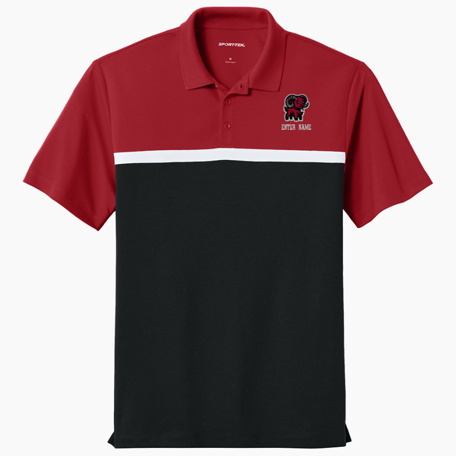 Jamesville DeWitt Red Rams <span class="pdp-name-mascot">Jamesville DeWitt Red Rams or JD Red Rams</span> Sport-Tek UV Micropique Colorblock Polo