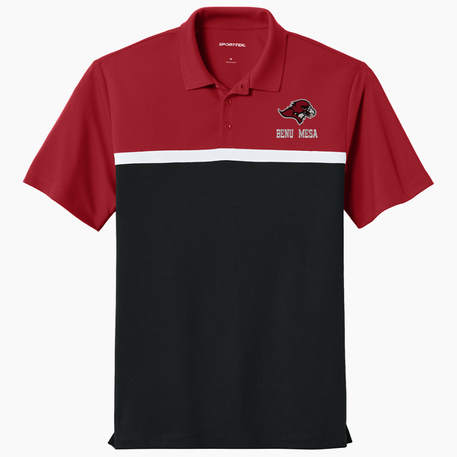 Benedictine University Mesa Redhawks Sport-Tek UV Micropique Colorblock Polo