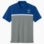Zion Lutheran School Panthers Sport-Tek UV Micropique Colorblock Polo Front Thumbnail