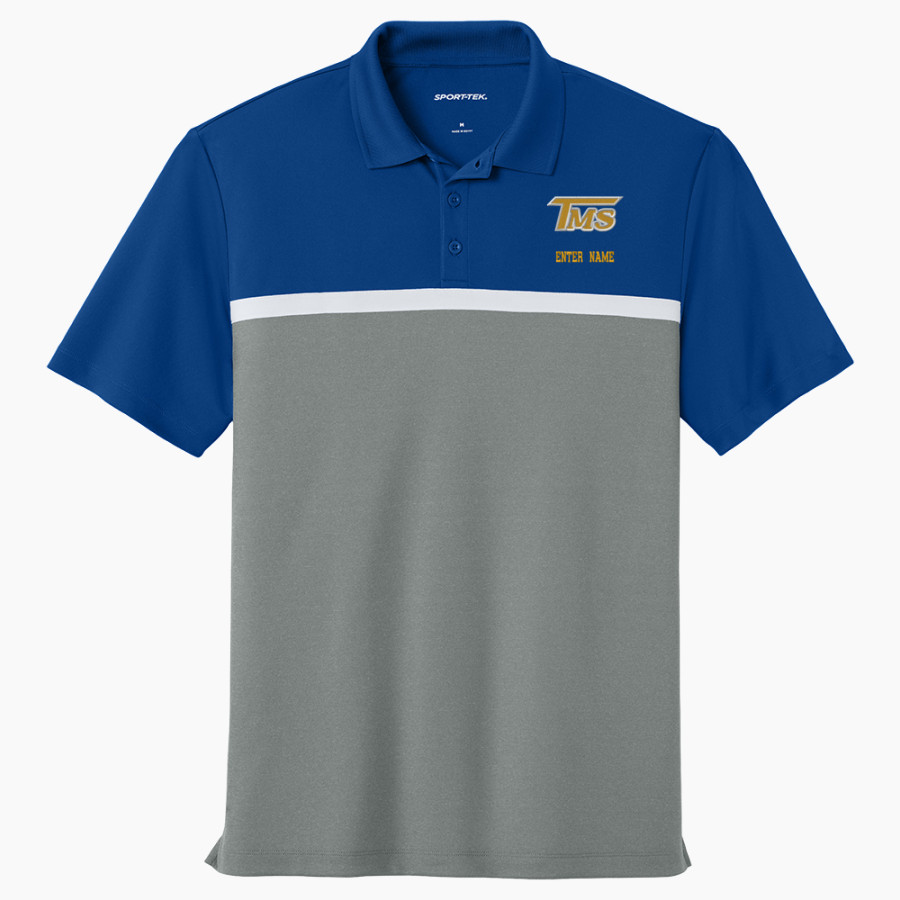 Tichenor Middle School Trojans <span class="pdp-name-mascot">Tichenor Middle School Trojans</span> Sport-Tek UV Micropique Colorblock Polo