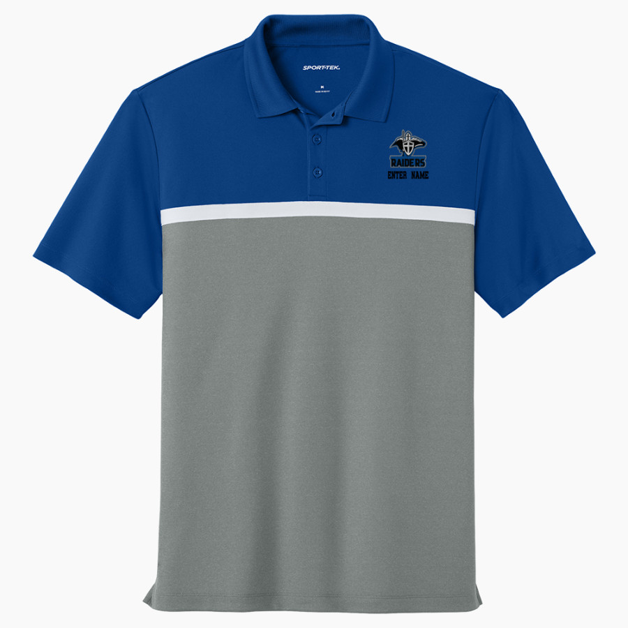 Zion Lutheran Raiders Sport-Tek UV Micropique Colorblock Polo