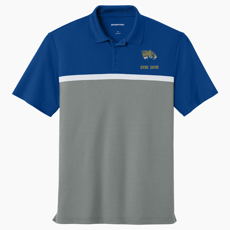 Divine Savior Academy Jaguars <span class="pdp-name-mascot">Divine Savior Academy Jaguars</span> Sport-Tek UV Micropique Colorblock Polo