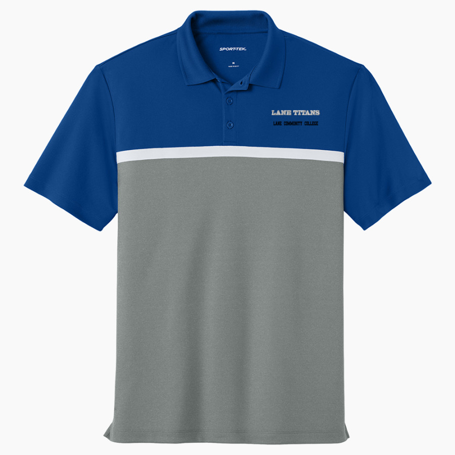 Lane Community College Titans <span class="pdp-name-mascot">Lane Community College Titans</span> Sport-Tek UV Micropique Colorblock Polo