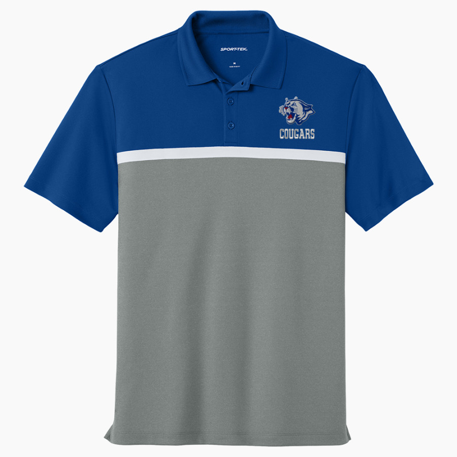 Janesville Craig Cougars <span class="pdp-name-mascot">Janesville Craig Cougars</span> Sport-Tek UV Micropique Colorblock Polo