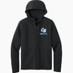 Cedar Bluffs Wildcats <span class="pdp-name-mascot">Cedar Bluffs Wildcats</span> Sport-Tek Men's Contrast Full-Zip Hoodie Front Thumbnail
