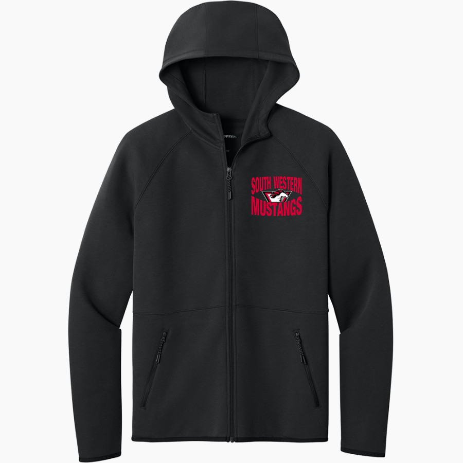 SOUTH WESTERN SENIOR HIGH SCHOOL MUSTANGS <span class="pdp-name-mascot">SOUTH WESTERN MUSTANGS</span> Sport-Tek Men's Contrast Full-Zip Hoodie