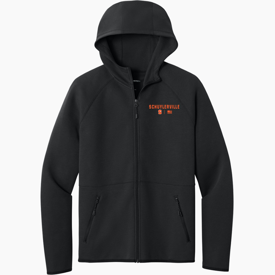 Schuylerville Horses <span class="pdp-name-mascot">Schuylerville Black Horses</span> Sport-Tek Men's Contrast Full-Zip Hoodie