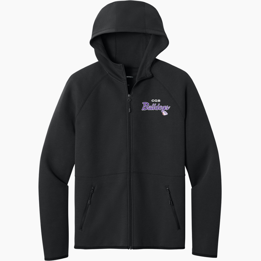 BEMENT MIDDLE SCHOOL BULLDOGS <span class="pdp-name-mascot">BEMENT BULLDOGS</span> Sport-Tek Men's Contrast Full-Zip Hoodie