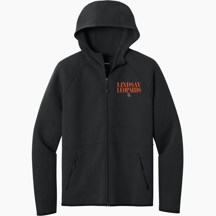LINDSAY SCHOOL DISTRICT 9 LEOPARDS <span class="pdp-name-mascot">LINDSAY LEOPARDS</span> Sport-Tek Men's Contrast Full-Zip Hoodie