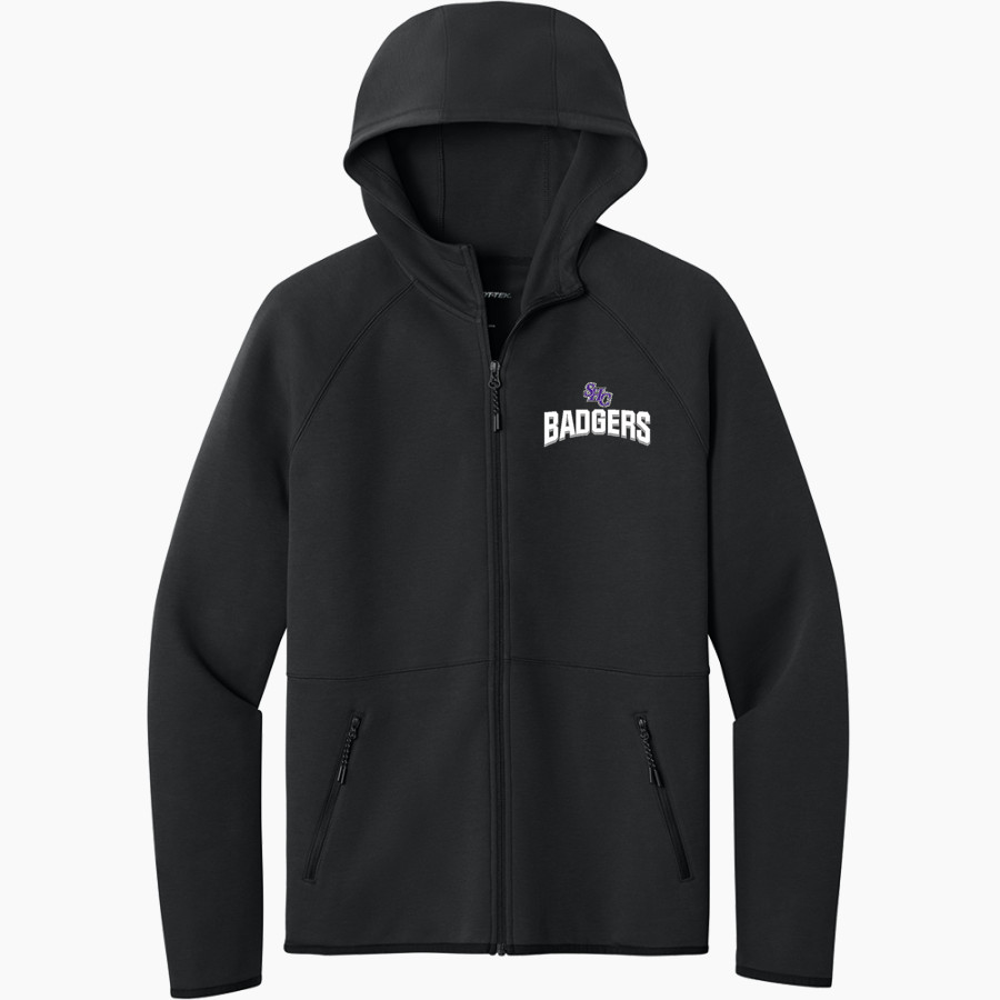 Spring Hill Badgers <span class="pdp-name-mascot">Spring Hill Badgers</span> Sport-Tek Men's Contrast Full-Zip Hoodie