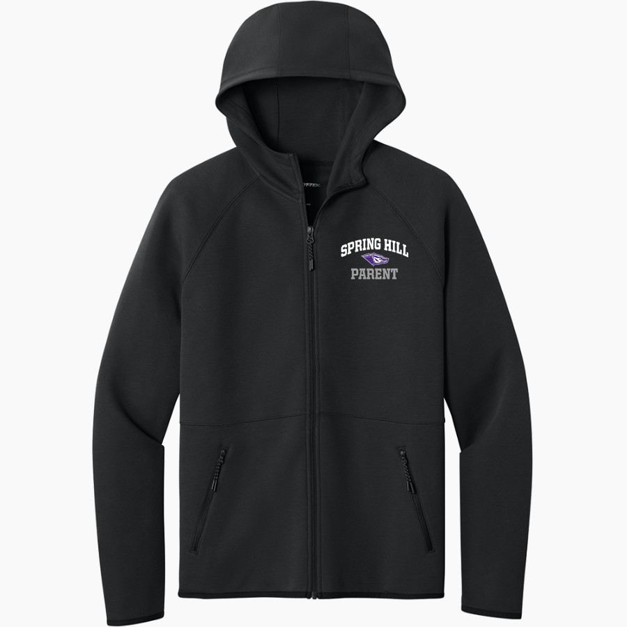 Spring Hill Badgers <span class="pdp-name-mascot">Spring Hill Badgers</span> Sport-Tek Men's Contrast Full-Zip Hoodie