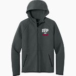 Indiana University of Pennsylvania <span class="pdp-name-mascot">Indiana University Of PA Hawks</span> Sport-Tek Men's Contrast Full-Zip Hoodie Front Thumbnail