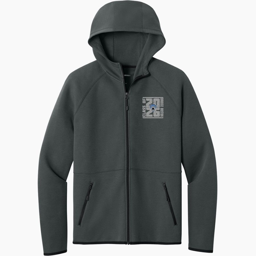 Bridge Boston Jaguars <span class="pdp-name-mascot">Bridge Boston Charter School Jaguars</span> Sport-Tek Men's Contrast Full-Zip Hoodie