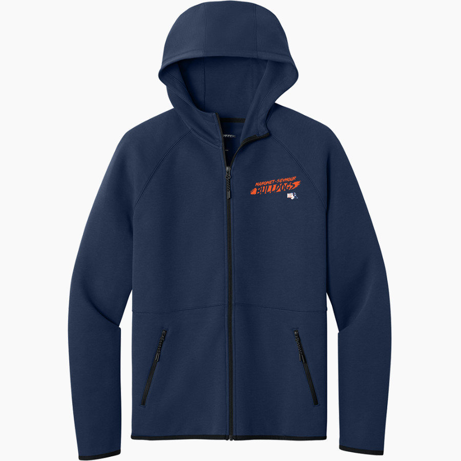 Mahomet-Seymour Bulldogs <span class="pdp-name-mascot">Mahomet-Seymour Bulldogs</span> Sport-Tek Men's Contrast Full-Zip Hoodie