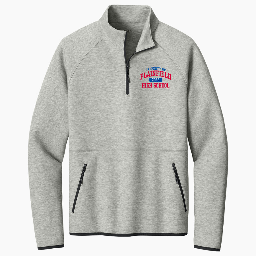 Plainfield Quakers <span class="pdp-name-mascot">Plainfield Quakers</span> Sport-Tek Men's Contrast 1/4-Zip