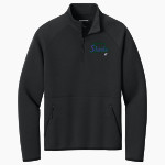 Blaker Kinser Sharks <span class="pdp-name-mascot">Blaker Kinser Sharks</span> Sport-Tek Men's Contrast 1/4-Zip Front Thumbnail