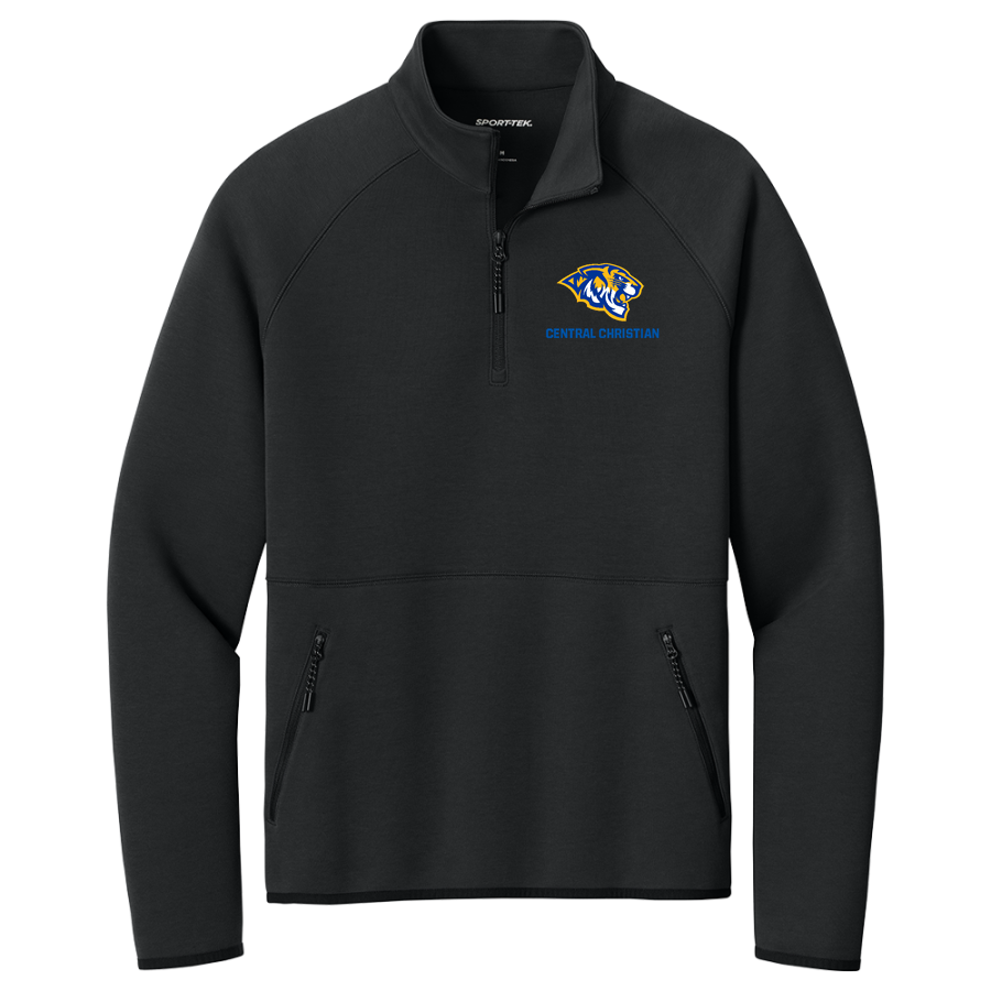 Central Christian Tigers <span class="pdp-name-mascot">Central Christian College Tigers</span> Sport-Tek Men's Contrast 1/4-Zip