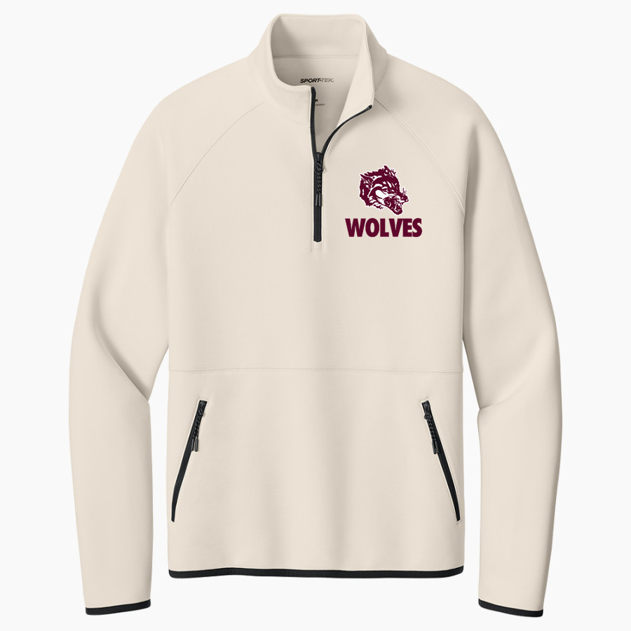 WINNECONNE HIGH SCHOOL WOLVES <span class="pdp-name-mascot">WINNECONNE WOLVES</span> Sport-Tek Men's Contrast 1/4-Zip