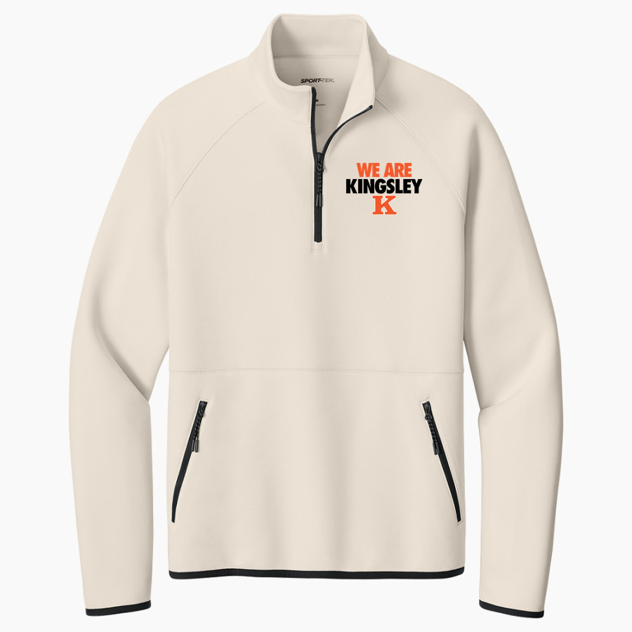 KINGSLEY HIGH SCHOOL STAGS <span class="pdp-name-mascot">KINGSLEY AREA STAGS</span> Sport-Tek Men's Contrast 1/4-Zip